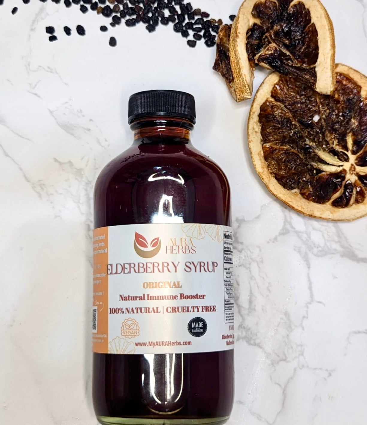 Vegan Elderberry Syrup